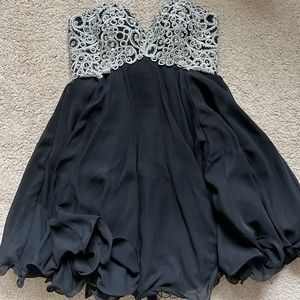 Strapless Homecoming dress